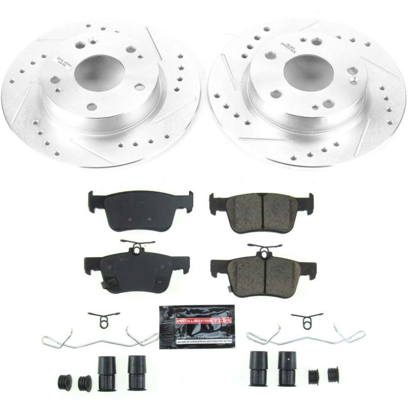 PSB Z23 Evolution Kit - Power Stop 2019 Honda Insight Rear Z23 Evolution Sport Brake Kit