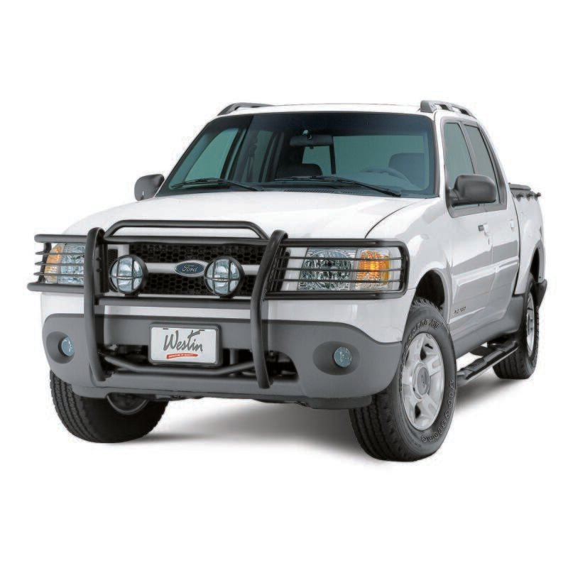 WES Sportsman Grille Guards - Westin 2001-2004 Ford Explorer Sport Sportsman Grille Guard - Black