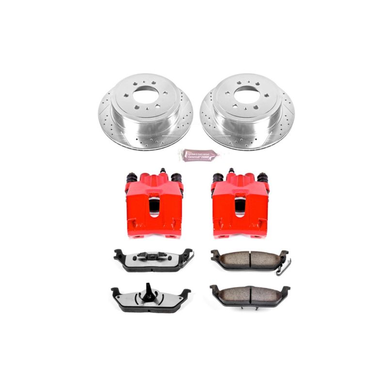 PSB Z36 Truck & Tow Kit w/Cals - Power Stop 04-11 Ford F-150 Rear Z36 Truck & Tow Brake Kit w/Calipers