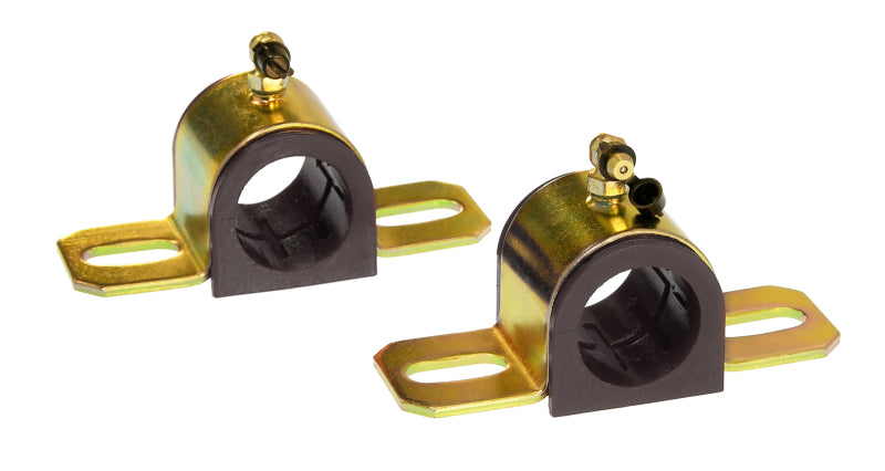 PRO Sway/End Link Bush - Blk - Prothane Universal 90 Deg Greasable Sway Bar Bushings - 1 1/4in - Type B Bracket - Black