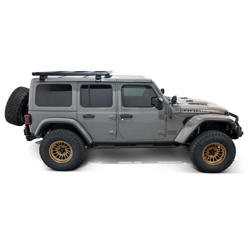 WES XTS Rock Sliders - Westin 18-23 Jeep Wrangler JL Unlimited 4dr Rock Slider - Textured Black