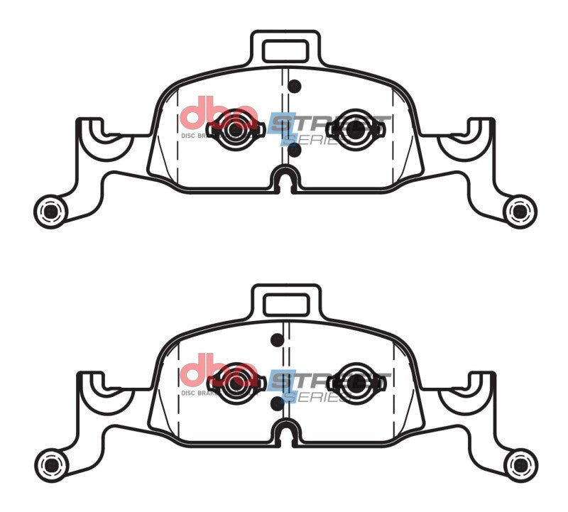 DBA Street Series Brake Pads - DBA 17-19 Audi A4 Street Series Front Brake Pads