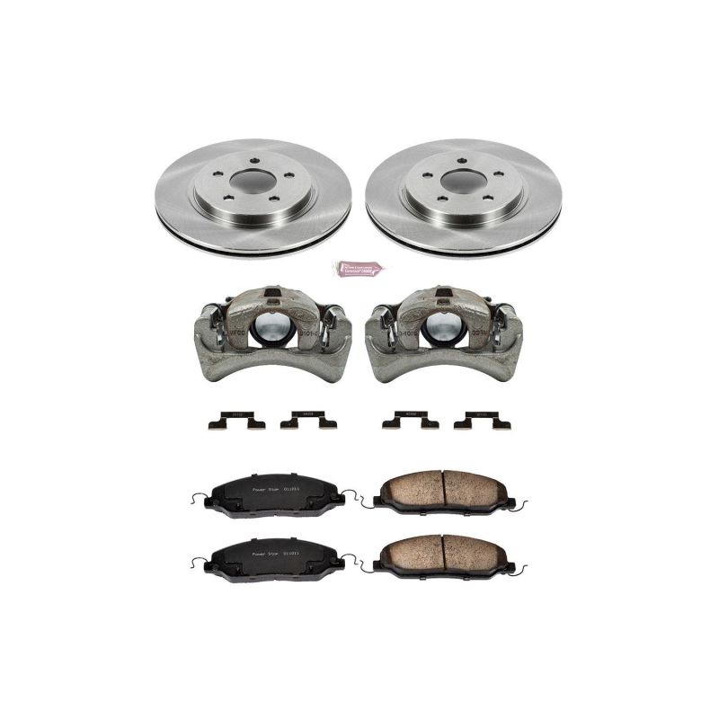 PSB Autospecialty Kit w/Cals - Power Stop 05-11 Ford Mustang Rear Autospecialty Brake Kit w/Calipers