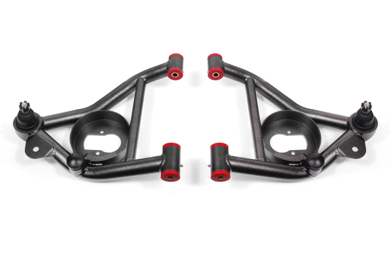 BMR Control Arms - BMR 82-92 Chevy Camaro / 82-92 Firebird Non-Adj. Lower A-Arms (Polyurethane) - Black Hammertone