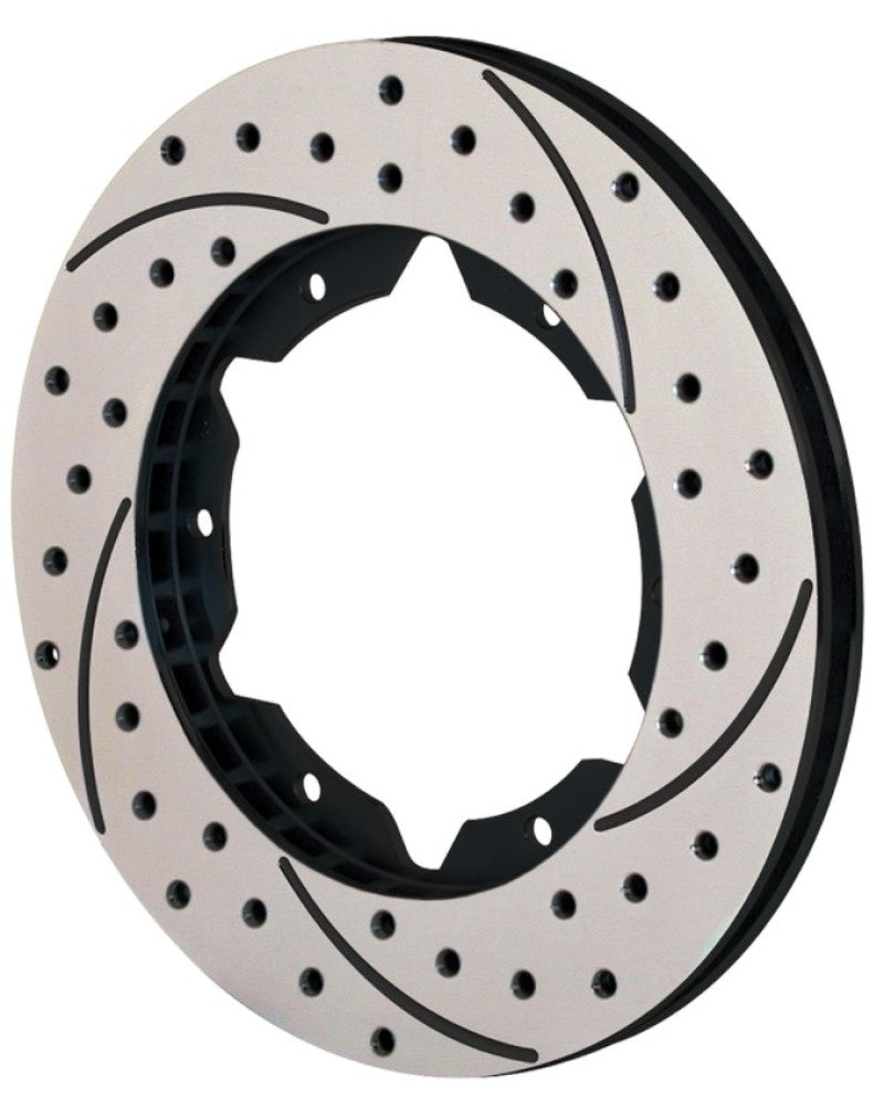 WIL Rotors - Wilwood Rotor-UL30 Iron LH-SRP BLK Drl 11.00 x .810 - 6 on 6.25in