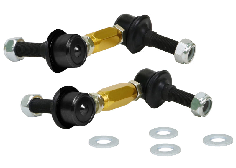 WL Sway Bar Links - Whiteline Universal Sway Bar Link Assembly Heavy Duty Adjustable Ball/Ball Style