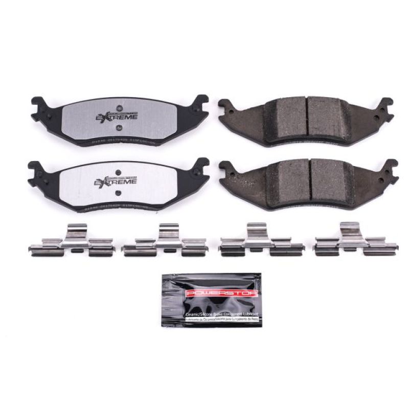PSB Z36 Truck & Tow Brake Pads - Power Stop 04-07 Ford E-150 Rear Z36 Truck & Tow Brake Pads w/Hardware