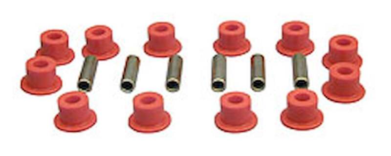 PRO Spring/Shackle Bush- Red - Prothane 68-71 International Scout 800 Spring & Shackle Bushings - Red