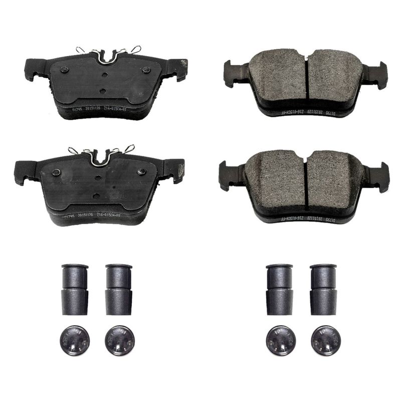 PSB Z17 Evolution Brake Pads - Power Stop 15-19 Mercedes-Benz C300 Rear Z17 Evolution Ceramic Brake Pads w/Hardware