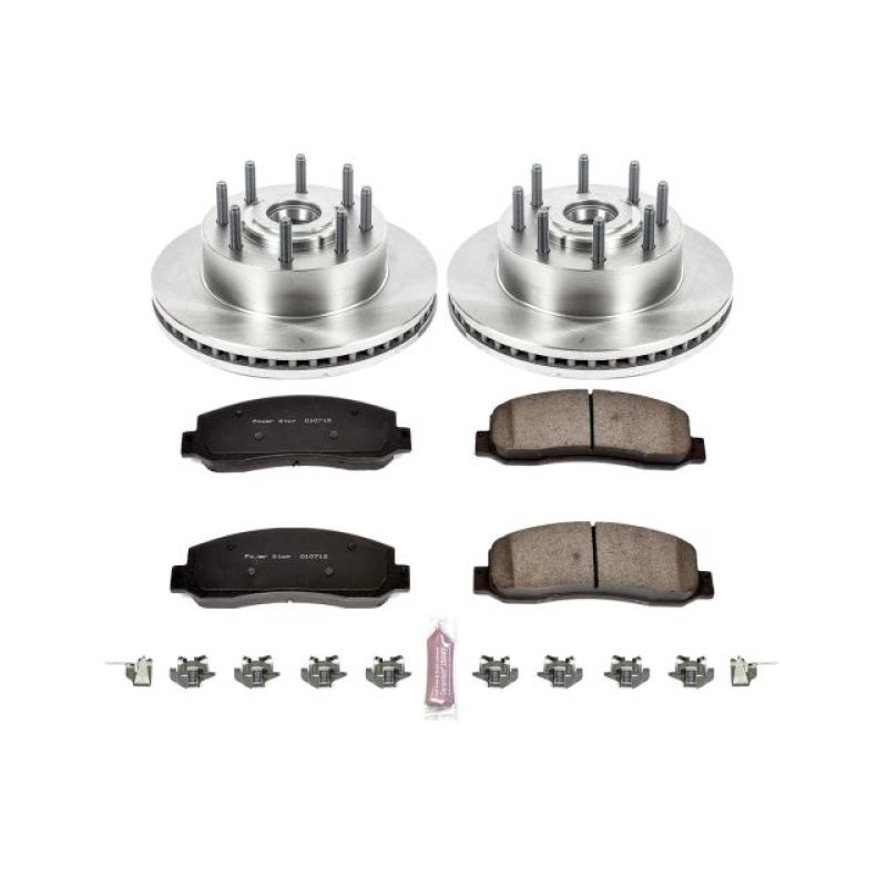 PSB Autospecialty Rotor - Power Stop 05-07 Ford F-350 Super Duty Front Autospecialty Brake Kit