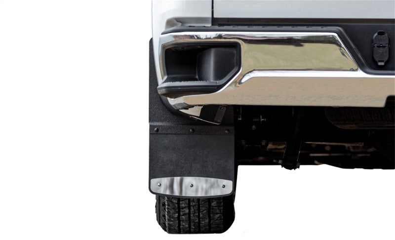 ACC Rockstar Mud Flaps - Access Universal Hybrid L Rockstar Splash Guard w/ Trim Plates (Excl. Dually) - 12in W x 13in L