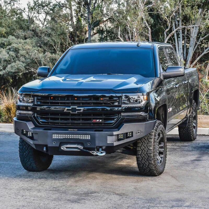 WES Pro-Series Bumpers - Westin 15-19 Chevrolet Silverado 2500/3500 Pro-Series Front Bumper - Textured Black