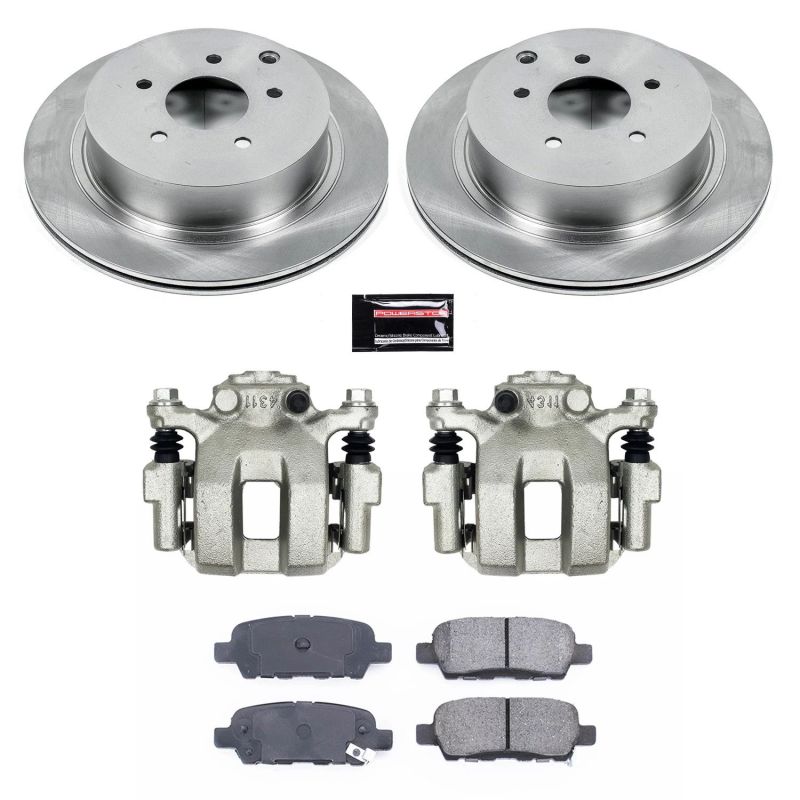 PSB Autospecialty Kit w/Cals - Power Stop 03-08 Infiniti FX35 Rear Autospecialty Brake Kit w/Calipers