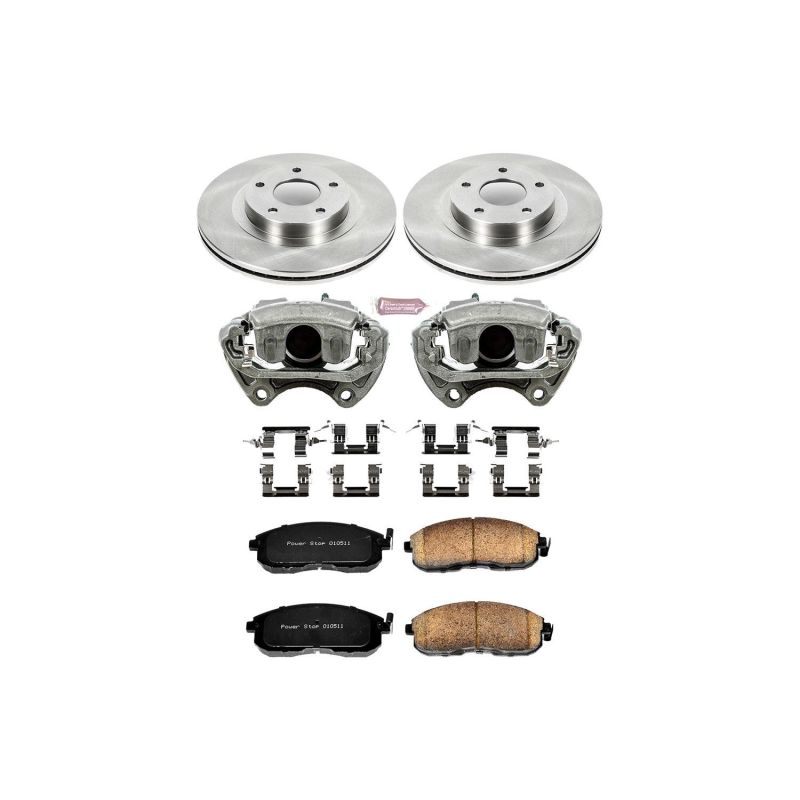PSB Autospecialty Kit w/Cals - Power Stop 02-04 Infiniti I35 Front Autospecialty Brake Kit w/Calipers