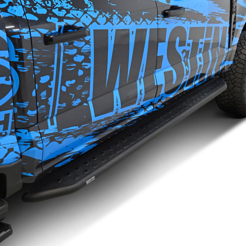 WES Running Boards - Outlaw - Westin 15-23 Ford F150 (SuperCrew) Outlaw Running Boards - Textured Black