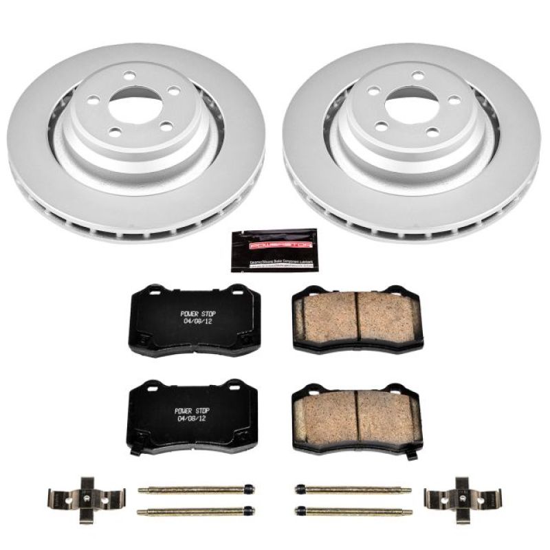 PSB Z17 Evolution Coated Kit - Power Stop 05-10 Chrysler 300 Rear Z17 Evolution Geomet Coated Brake Kit