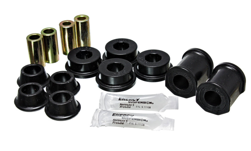 ES Cntrl Arm Bushings - Black - Energy Suspension 71-7/73 VW Super Beetle (Cast) Black Front Control Arm Bushing Set