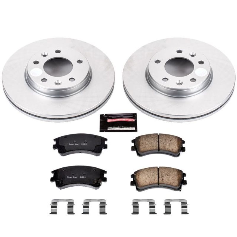 PSB Z17 Evolution Coated Kit - Power Stop 03-05 Mazda 6 Front Z17 Evolution Geomet Coated Brake Kit