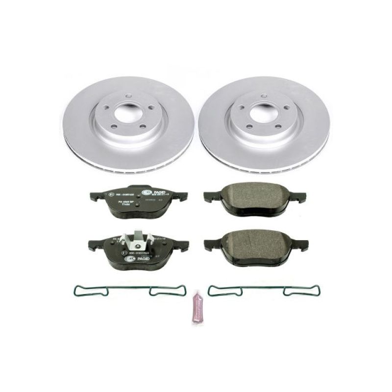 PSB Euro-Stop Kit - Power Stop 13-17 Ford C-Max Front Euro-Stop Brake Kit