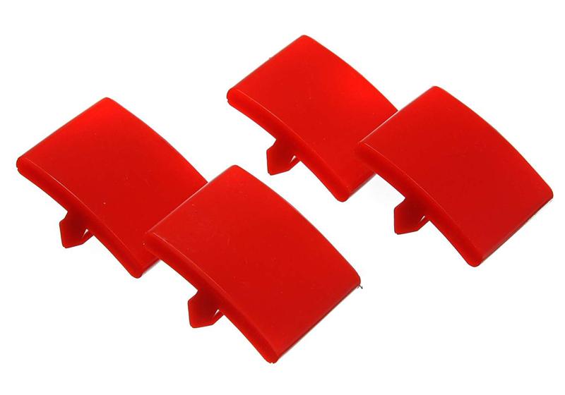 ES Bump Stops - Red - Energy Suspension 2005-07 Ford F-250/F-350 SD 2/4WD Rear Axle Bump Stop Set - Red