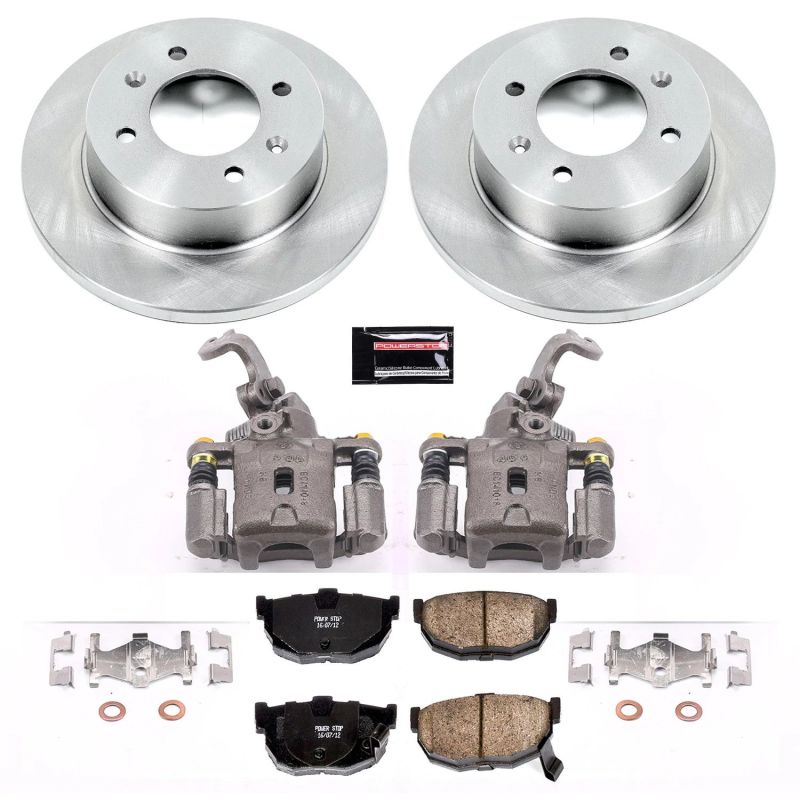 PSB Autospecialty Kit w/Cals - Power Stop 97-06 Hyundai Elantra Rear Autospecialty Brake Kit w/Calipers