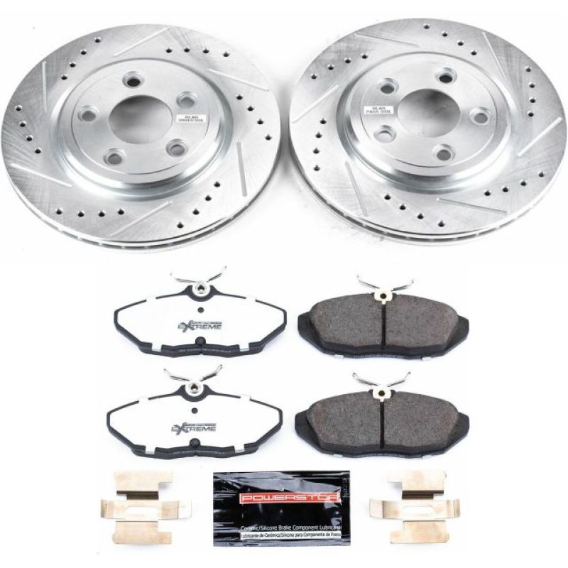 PSB Z26 Street Warrior Kit - Power Stop 02-05 Ford Thunderbird Rear Z26 Street Warrior Brake Kit