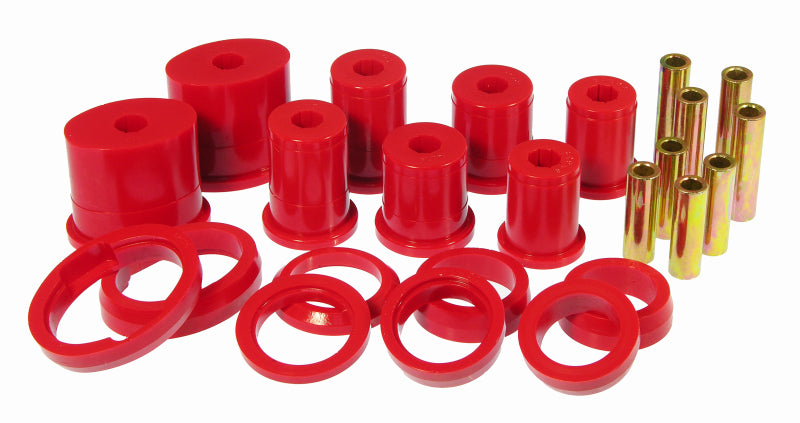 PRO Control Arm Bushings - Red - Prothane 79-98 Ford Mustang Rear Lower Oval Control Arm Bushings - Red