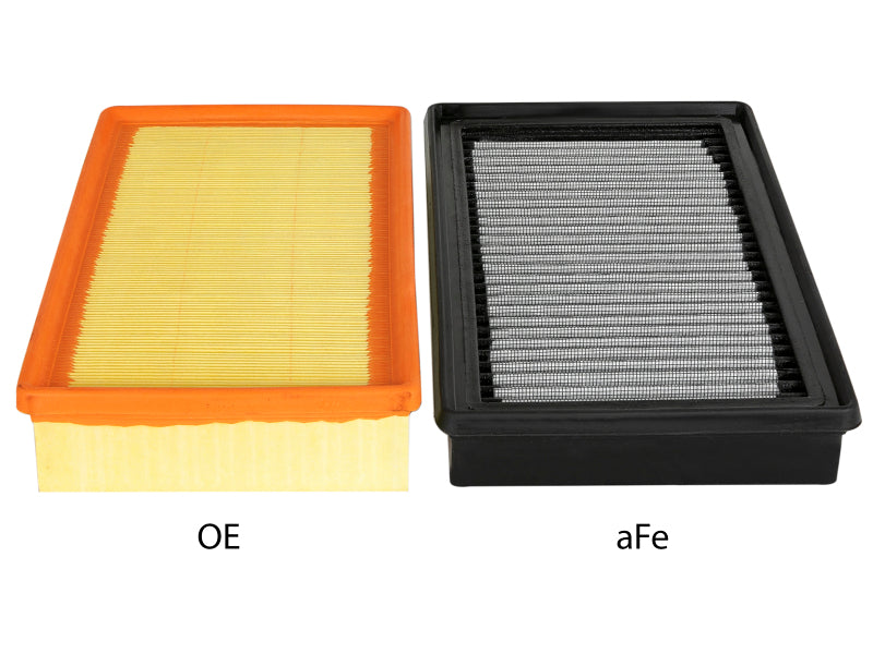 AFE Direct Fit Pro DRY S Air Filter - aFe MagnumFLOW Pro Dry S OE Replacement Filter 18-19 Volkswagen Atlas L4-2.0L (t)/V6-3.6L