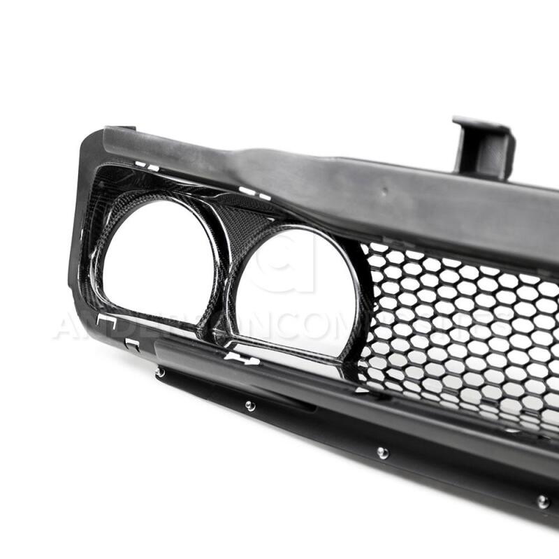 AND Front Grilles - Anderson Composites 15-18 Dodge Challenger Type-AS Front Upper Grille