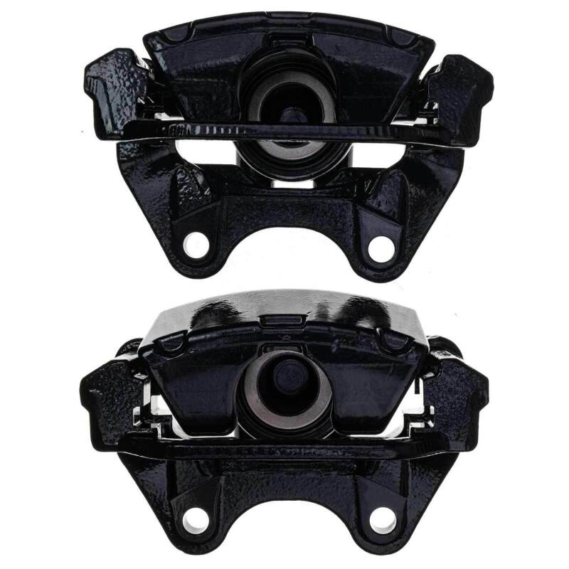 PSB Black Calipers - Power Stop 07-20 Cadillac Escalade Rear Black Caliper - Pair w/Bracket