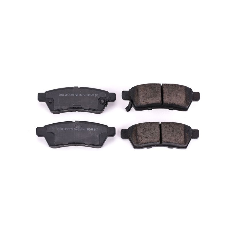 PSB Z16 Evolution Brake Pads - Power Stop 05-19 Nissan Frontier Rear Z16 Evolution Ceramic Brake Pads