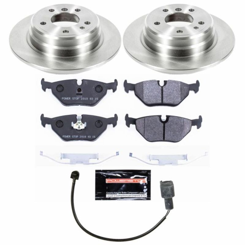 PSB Track Day SPEC Kit - Power Stop 90-95 BMW 525i Rear Track Day SPEC Brake Kit