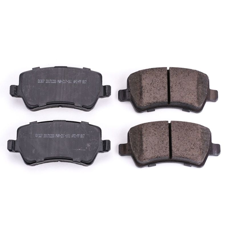 PSB Z16 Evolution Brake Pads - Power Stop 13-15 Land Rover LR2 Rear Z16 Evolution Ceramic Brake Pads