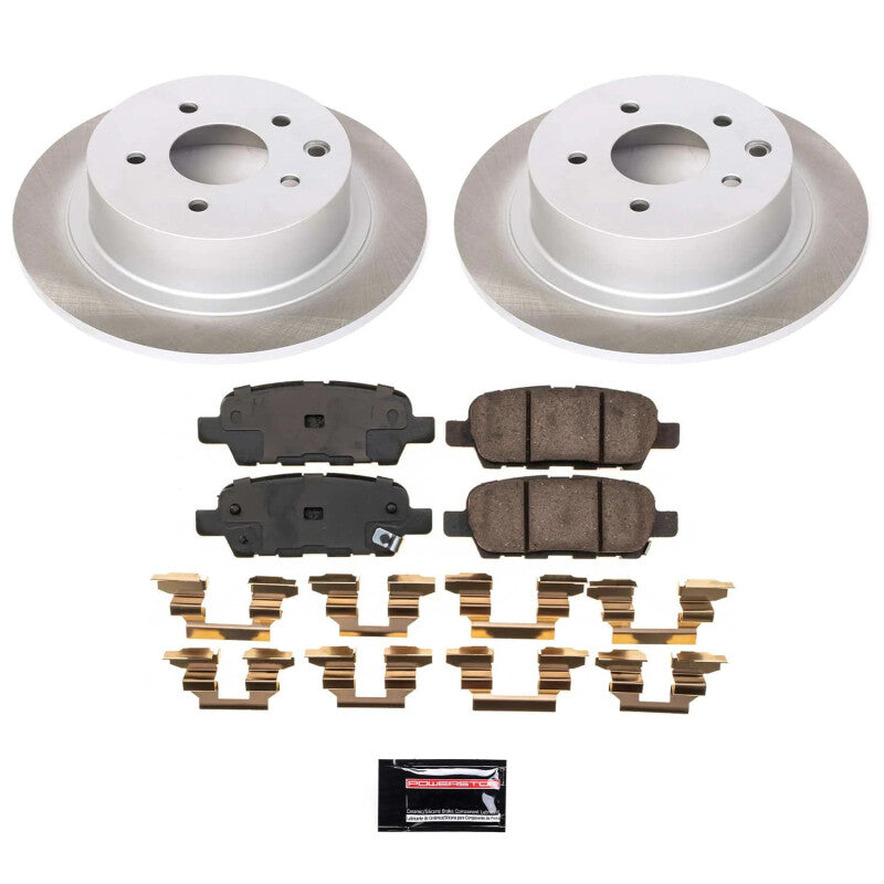 PSB Semi-Coated Rotor Kits - Power Stop 07-10 Nissan Altima Rear Semi-Coated Rotor Kit