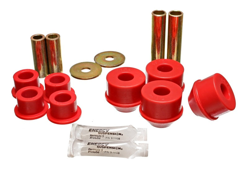 ES Cntrl Arm Bushings - Red - Energy Suspension 92-95 Toyota MR2 Red Front Control Arm Bushing Set (includes Strut Bushings)