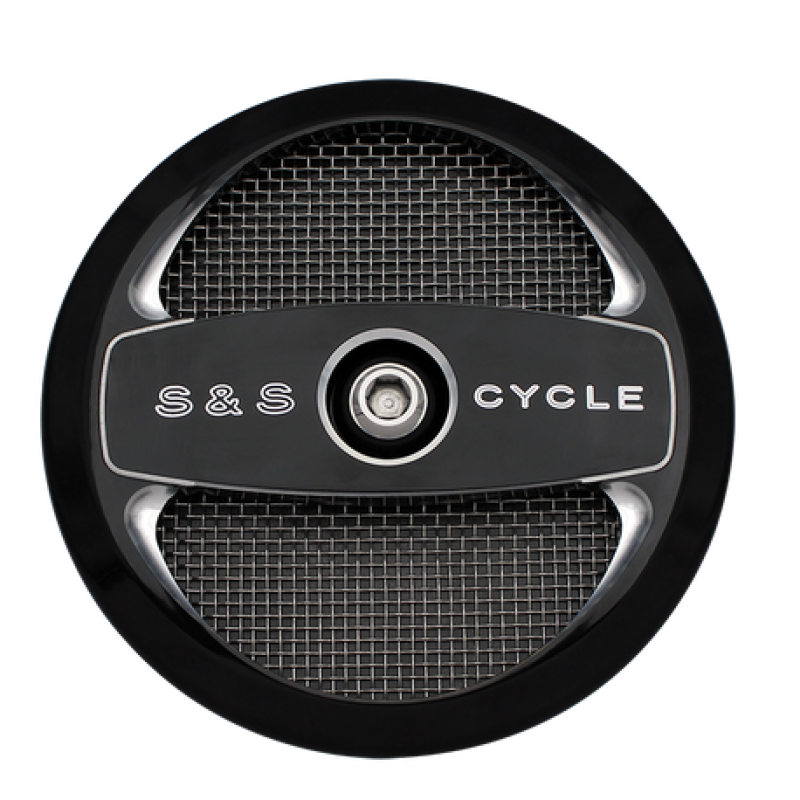 SSC Air Cleaner Kits - S&S Cycle Air 1 Air Cleaner Cover - Gloss Black