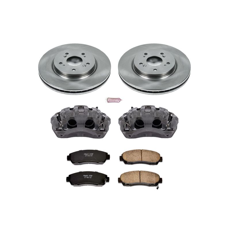PSB Autospecialty Kit w/Cals - Power Stop 07-12 Acura RDX Front Autospecialty Brake Kit w/Calipers