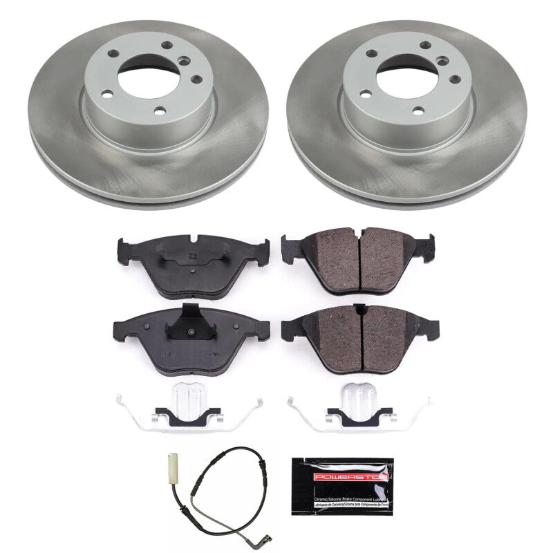 PSB Semi-Coated Rotor Kits - Power Stop 2008 BMW 328xi Front Semi-Coated Rotor Kit