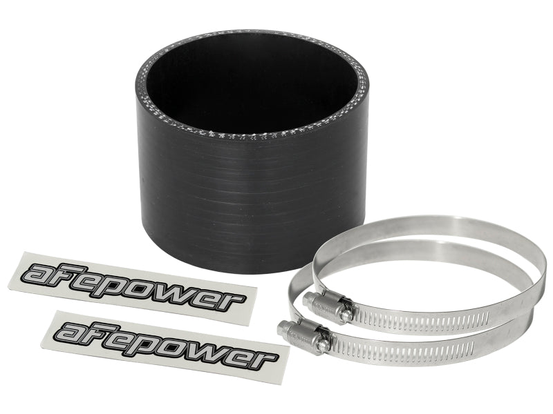 AFE Elbow Reducing Couplers - aFe Magnum FORCE Intake Coupling Kit (3 IN ID x 2 IN L) Straight Coupler - Black