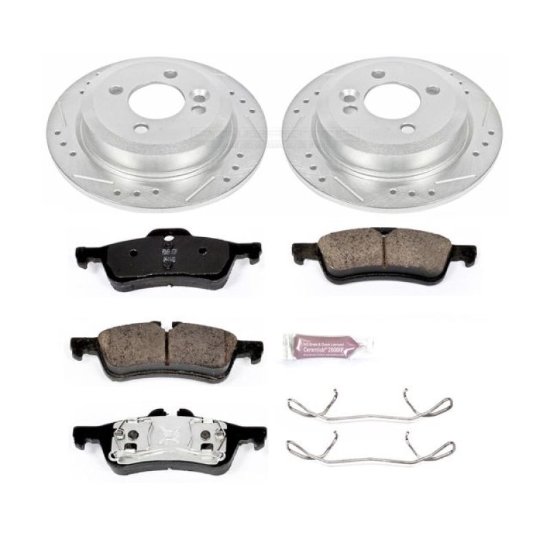 PSB Z23 Evolution Kit - Power Stop 02-06 Mini Cooper Rear Z23 Evolution Sport Brake Kit