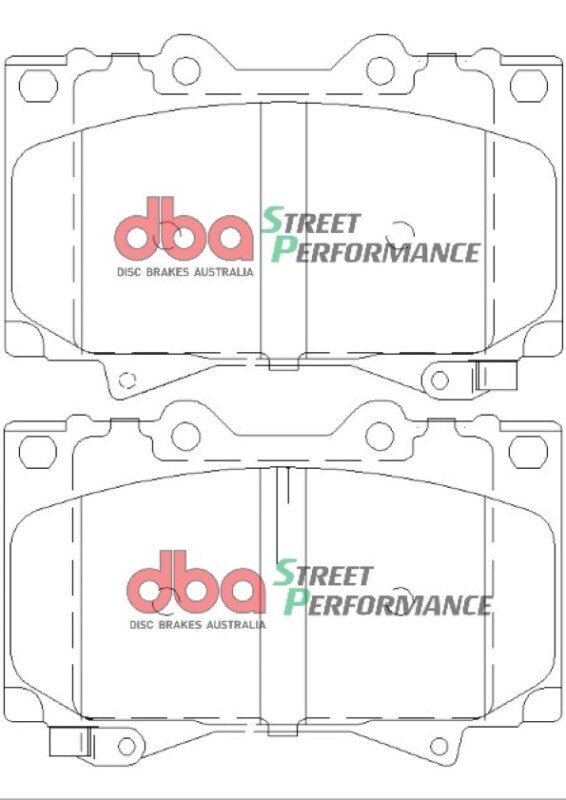 DBA SP Performance Brake Pads - DBA 98-07 Lexus LX470 SP Performance Front Brake Pads