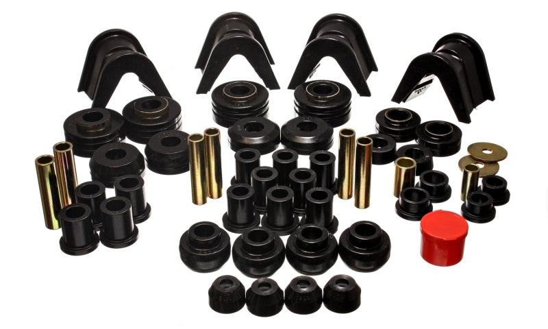 ES Hyper-Flex Sets - Black - Energy Suspension 73-79 Ford F-150 Pickup w/ 2 Degree C-Bushing Black Hyper-Flex Master Bushing Set