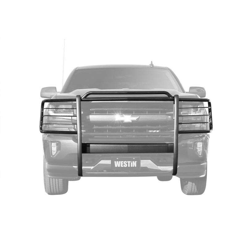 WES Sportsman Grille Guards - Westin 2007-2013 Chevrolet Silverado 1500LD Sportsman Grille Guard - Black