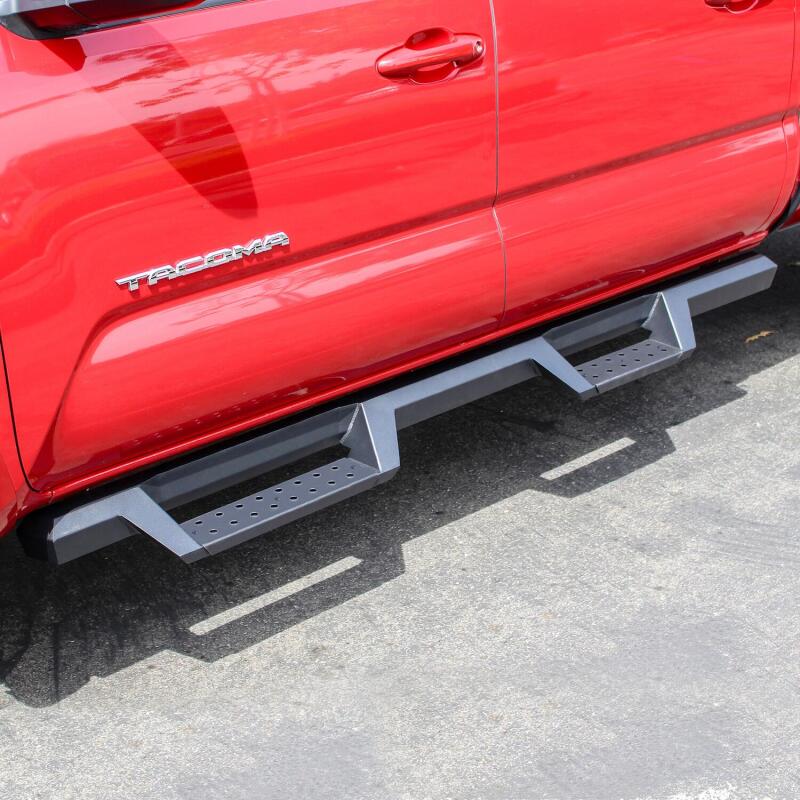 WES Nerf Bars - HDX Drop - Westin/HDX 05-18 Toyota Tacoma Drop Nerf Step Bars - Textured Black