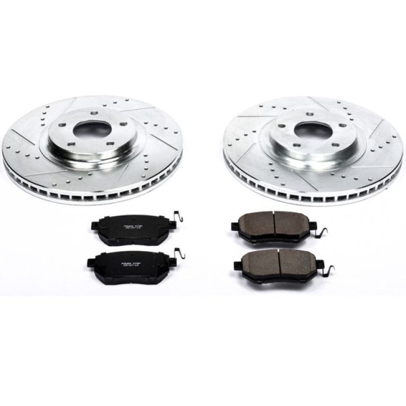 PSB Z23 Evolution Kit - Power Stop 03-05 Infiniti FX35 Front Z23 Evolution Sport Brake Kit
