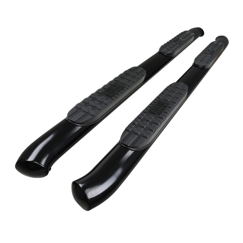 WES Nerf Bars - PRO TRAXX 4 - Westin 19-20 Chevrolet/GMC Silverado/Sierra 1500 Double Cab PRO TRAXX 4 Oval Nerf Step Bars - Black
