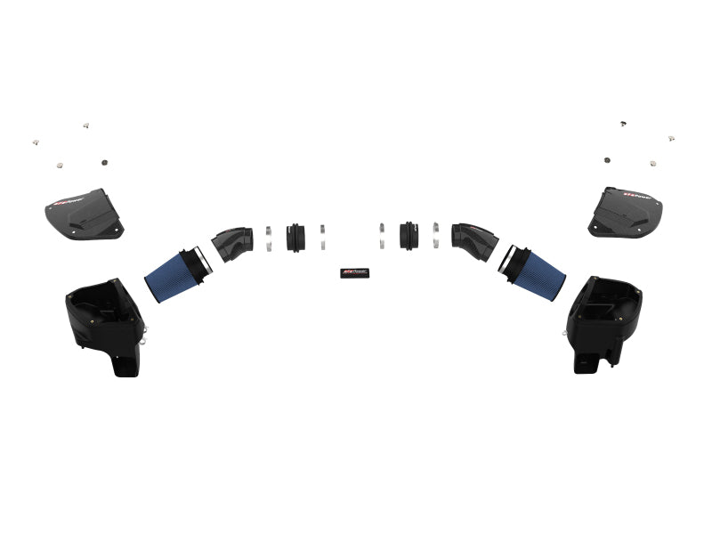 AFE Black Series Stage-2 Carbon Fiber Cold Air Intakes - aFe Momentum Black Series Carbon Fiber Pro 5R Air Intake System BMW M5 (F90) 18-19