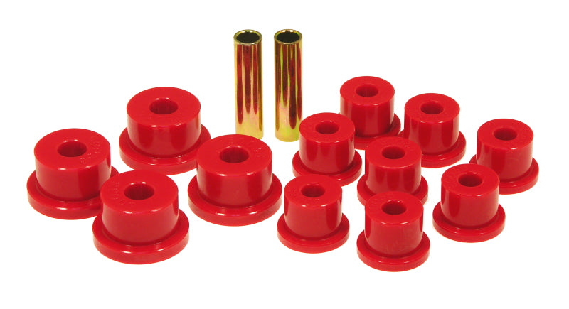 PRO Spring/Shackle Bush- Red - Prothane 85-88 Suzuki Samurai Spring & Shackle Bushings (OEM Shackles) - Red