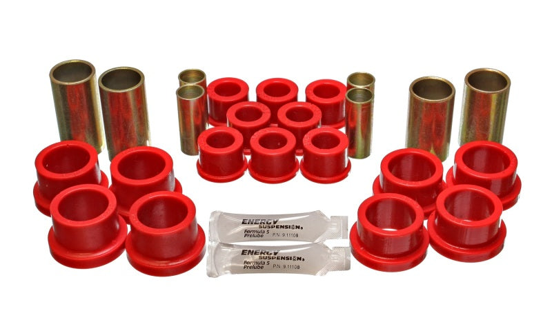 ES Cntrl Arm Bushings - Red - Energy Suspension 70-78 Nissan 240Z/260Z/280Z Red Rear Control Arm Bushing Set