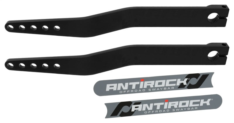 ROK Antirock Sway Bars - RockJock Antirock Fabricated Steel Sway Bar Arms 19.25in Long 1.7in Offset Bend 5 Holes
